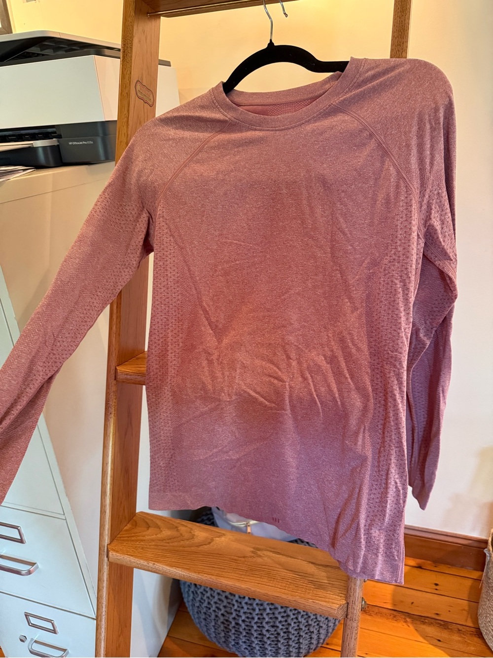 Figs Mauve Seamless Long Sleeve Top